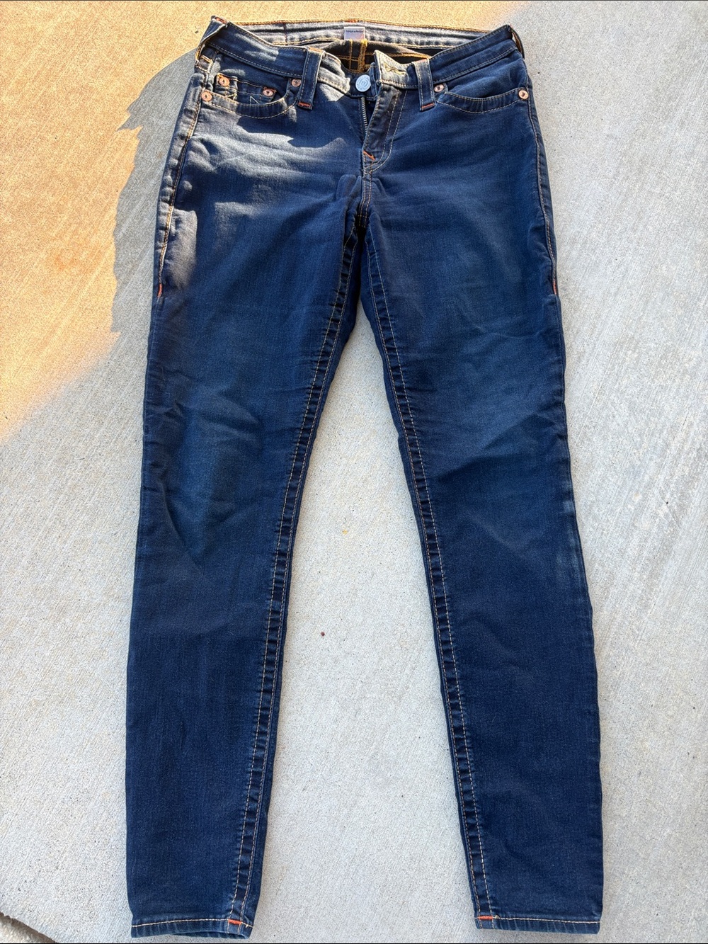 Women's Dark Blue true religion jeans